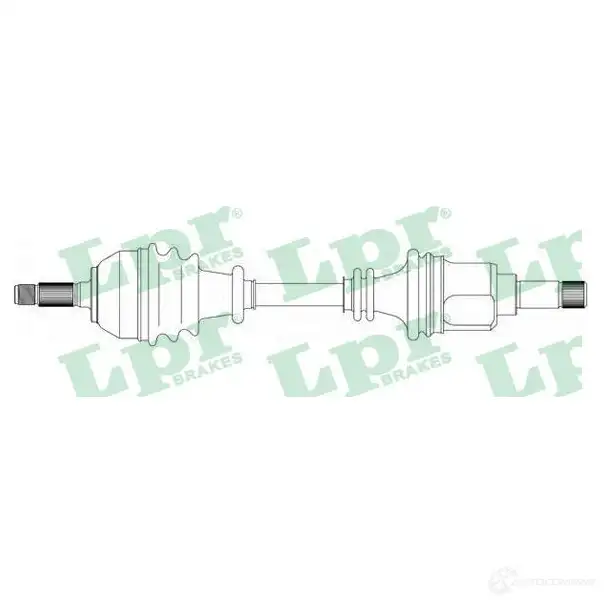 Приводной вал LPR 1729594 XHETLI4 DS38015 DS 38015 изображение 0