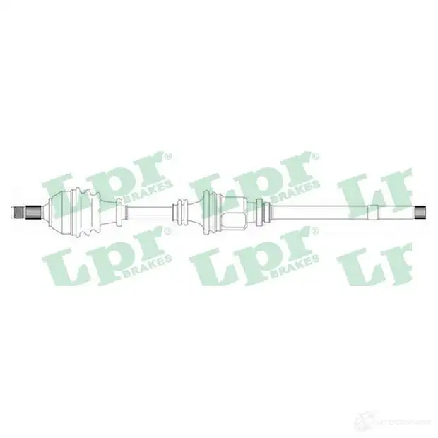 Приводной вал LPR DS38022 6SX1L6 1729601 DS3 8022 изображение 0