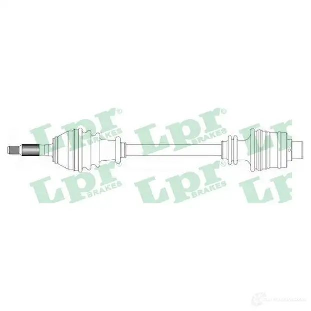 Приводной вал LPR DS39051 1729713 DS39 051 VOMRNLP изображение 0
