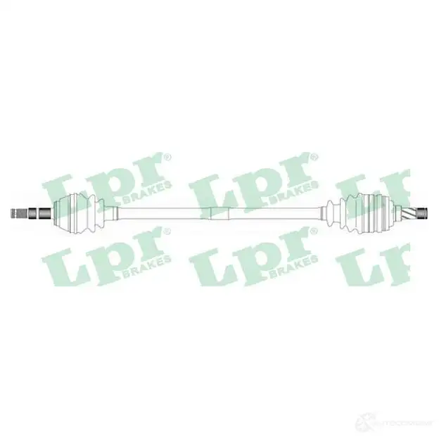 Приводной вал LPR DS37021 DS3 7021 YSHZF8 1729551 изображение 0