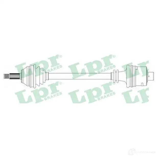 Приводной вал LPR T5R9ID DS39014 1729688 DS39 014 изображение 0