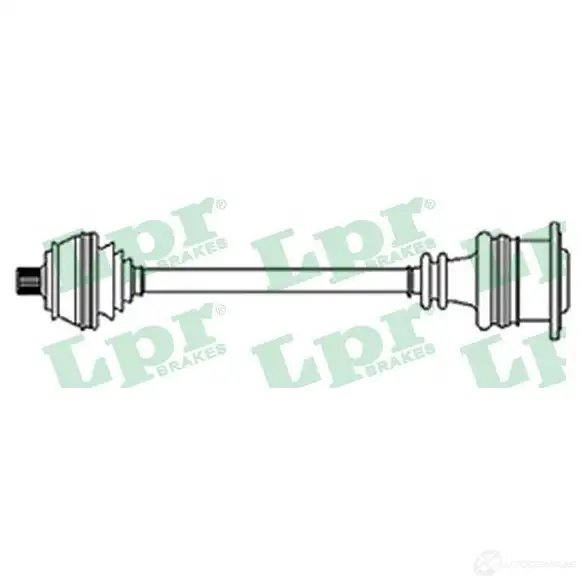 Приводной вал LPR DS14122 1729216 DS141 22 6YD15 изображение 0