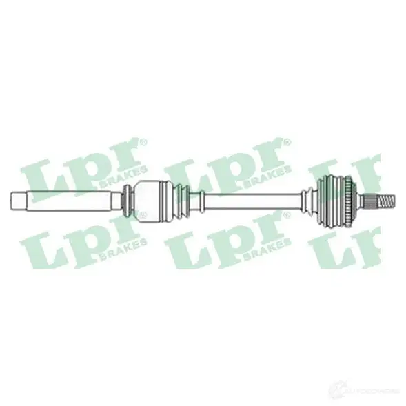 Приводной вал LPR DS52 589 DS52589 NJ57T 1730292