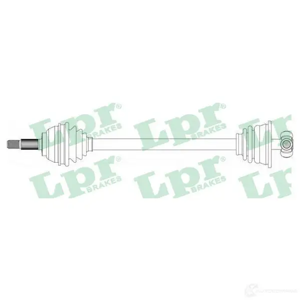 Приводной вал LPR 1729723 DS39067 W2X8W2 D S39067 изображение 0
