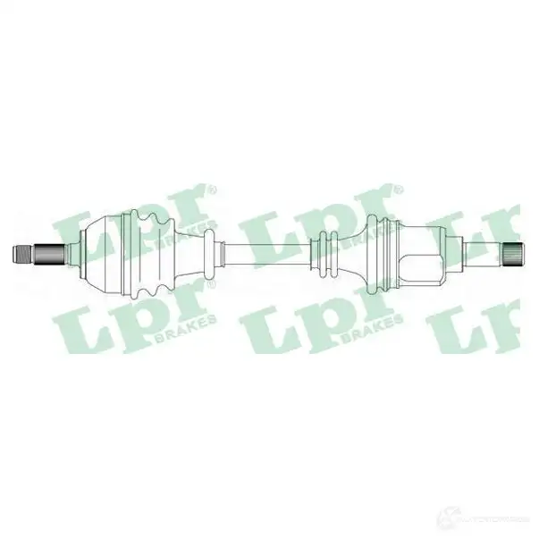 Приводной вал LPR DTDIQER 1729598 DS3 8019 DS38019 изображение 0