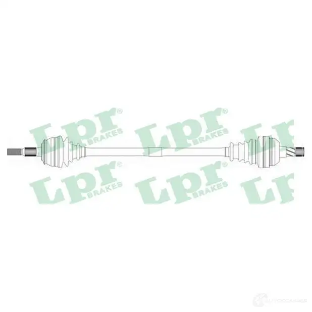 Приводной вал LPR 1729547 DS37015 DS3701 5 7MVVDVZ изображение 0