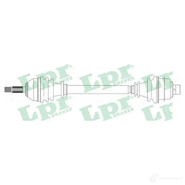 Приводной вал LPR DS39 039 DS39039 1729705 6EUCM0 изображение 0