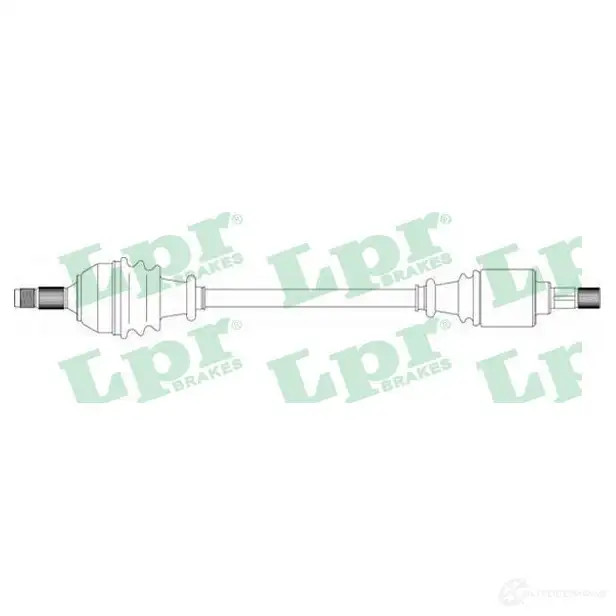 Приводной вал LPR DS3800 5 SLOPZ DS38005 1729589