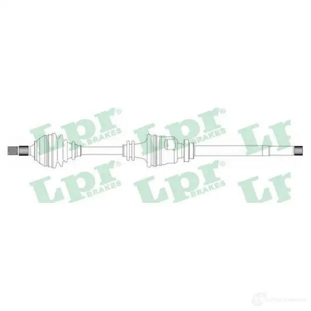 Приводной вал LPR DS160 58 DS16058 1729263 2RKH6K