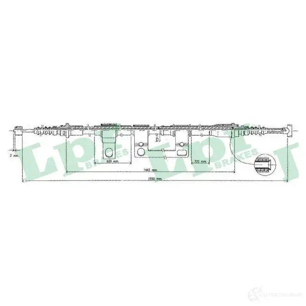 Приводной вал LPR 29X7KFY DS2109 5 1729485 ds21095 изображение 0