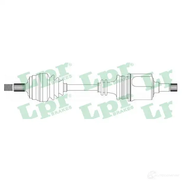 Приводной вал LPR 1729269 DS16068 TZ3UL4 D S16068