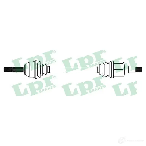 Приводной вал LPR DS52536 D S52536 1730239 AQ4S9