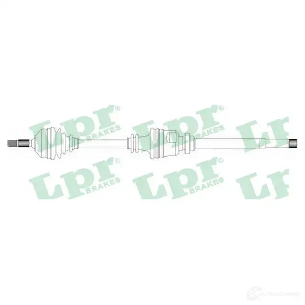 Приводной вал LPR 74DXW DS3814 2 1729666 DS38142 изображение 0