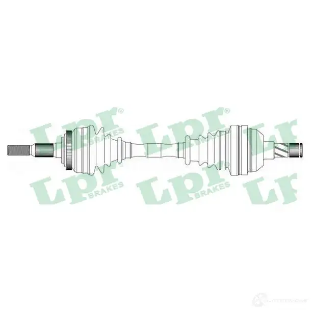 Приводной вал LPR DS37016 LHJ86WI DS370 16 1729548 изображение 0