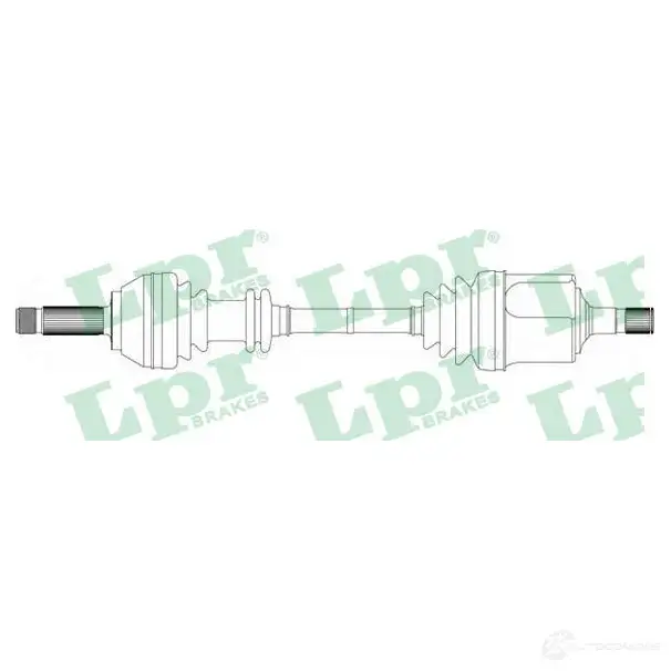 Приводной вал LPR DS2 0007 DS20007 AF66E 1729338 изображение 0