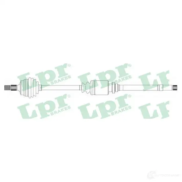 Приводной вал LPR 1729603 DS38026 DS380 26 NL4NP изображение 0