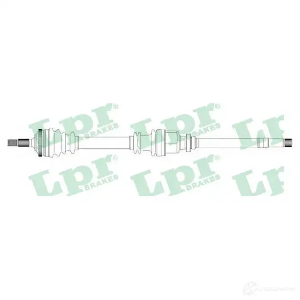 Приводной вал LPR O7C8UP D S38138 DS38138 1729662 изображение 0