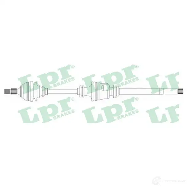 Приводной вал LPR 1729272 D S16078 VNVKEPX DS16078 изображение 0