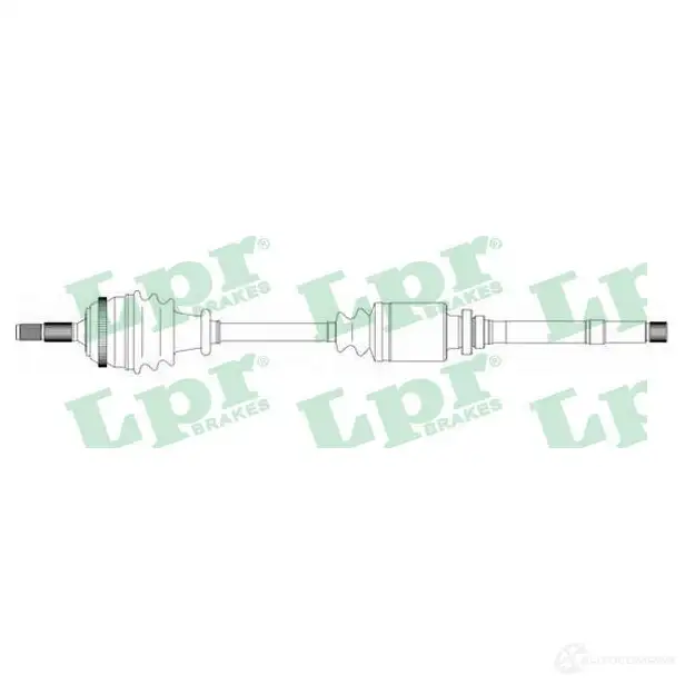 Приводной вал LPR M1NM7 DS161 82 DS16182 1729321 изображение 0