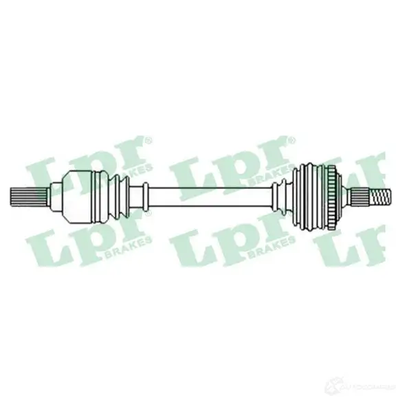 Приводной вал LPR ATK3X1 1730164 DS5 2458 DS52458