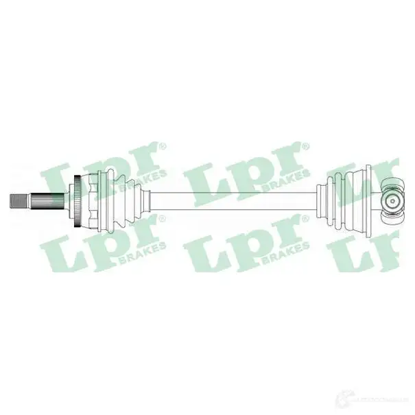 Приводной вал LPR DS49024 DS490 24 1729846 LBBE4