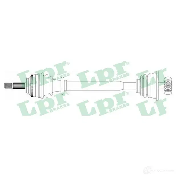 Приводной вал LPR DS39 250 DS39250 1729805 5MC68