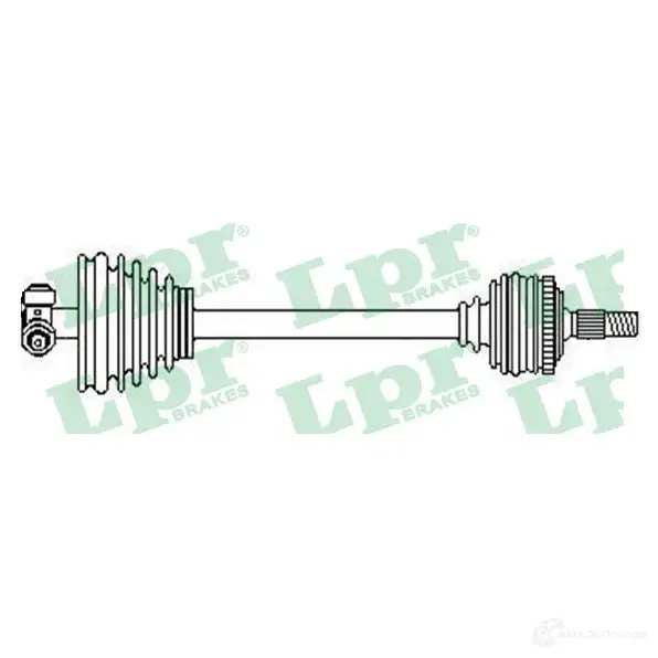 Приводной вал LPR 1730152 D S52446 QTDM3V DS52446 изображение 0