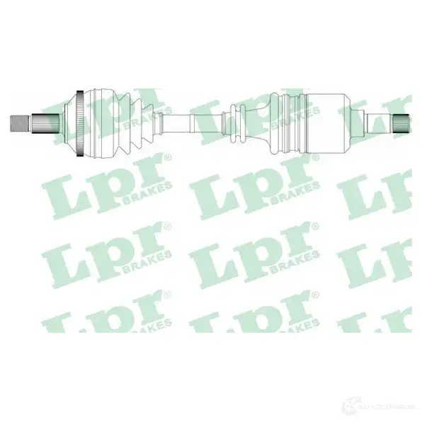 Приводной вал LPR D S16167 DS16167 G8AH62 1729313