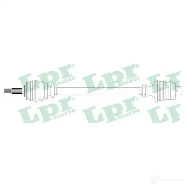 Приводной вал LPR UZPX5O DS49008 1729834 DS49 008 изображение 0