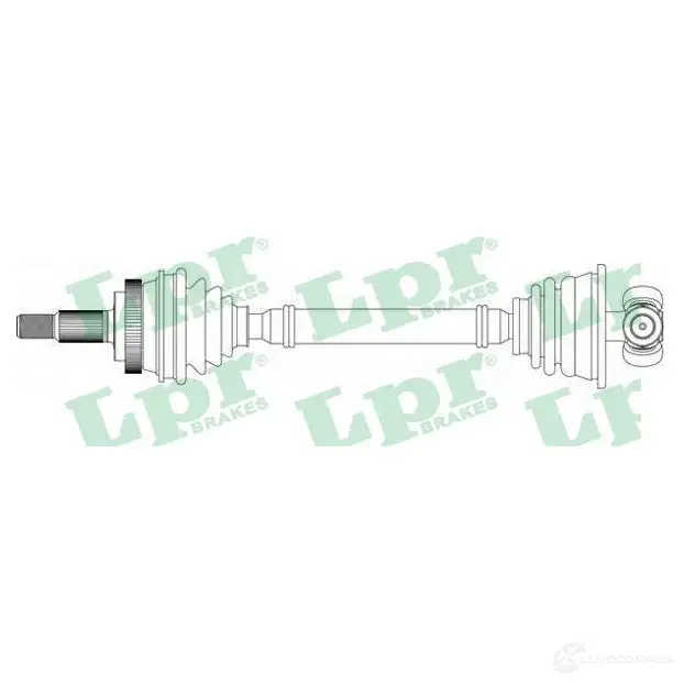 Приводной вал LPR DS391 02 OEOOZSO 1729742 DS39102