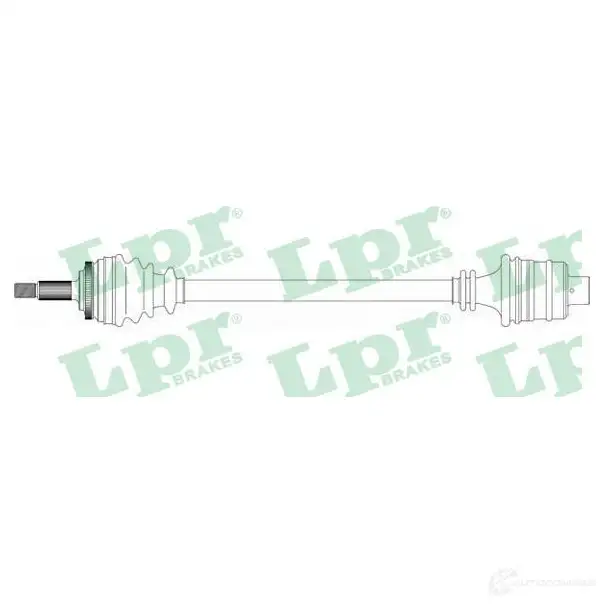 Приводной вал LPR YHDTQ7H D S49010 1729836 DS49010 изображение 0