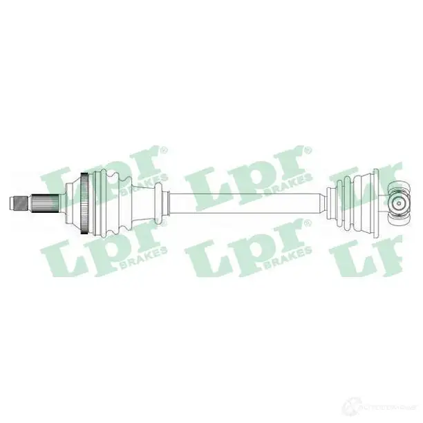 Приводной вал LPR 1729564 DS 37073 DS37073 BV20QD изображение 0