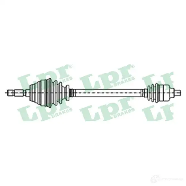 Приводной вал LPR 1729809 J447XN DS 39255 DS39255