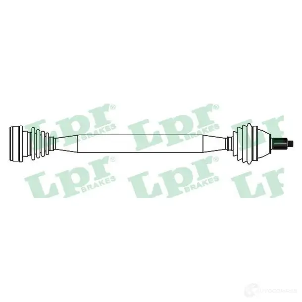 Приводной вал LPR 1730229 7F4VJR DS52526 DS525 26