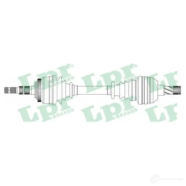 Приводной вал LPR DS37087 1729569 DS3708 7 ZN56N3 изображение 0