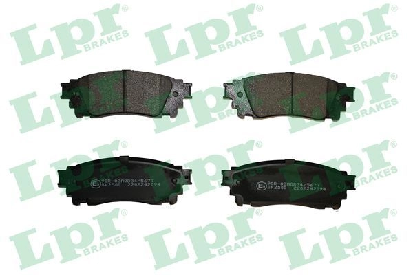 Тормозные колодки дисковые, комплект LPR 75L MLBJ 1439897035 05P2094
