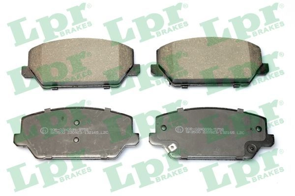 Тормозные колодки дисковые, комплект LPR 05P2165 TINK M 1439897050