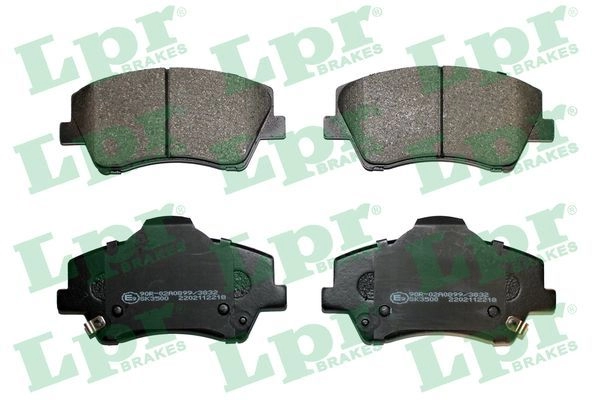 Тормозные колодки дисковые, комплект LPR 05P2218 1439897090 AC YBO
