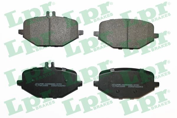 Тормозные колодки дисковые, комплект LPR 1439897105 Y R65C6N 05P2243
