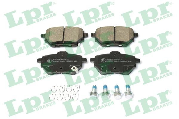Тормозные колодки дисковые, комплект LPR 05P2251 1439897110 E62K 4