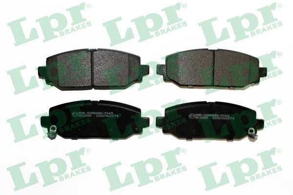Тормозные колодки дисковые, комплект LPR 05P2274 1439897134 AZ4 DANL