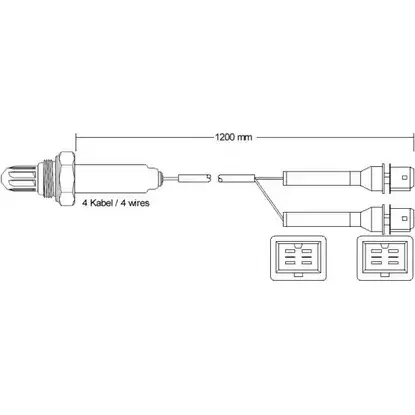 Лямбда-зонд BBT JEB6LO2 OXY418.120 1713269 M 8WBHHR изображение 0