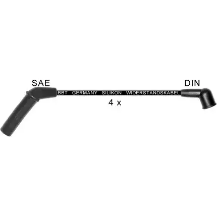 Высоковольтные провода зажигания BBT MIN5W0 1713616 HK5 J9M6 ZK17100