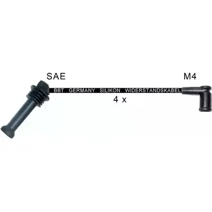 Высоковольтные провода зажигания BBT A 36S8 1713699 ZK1897 SHTZAD