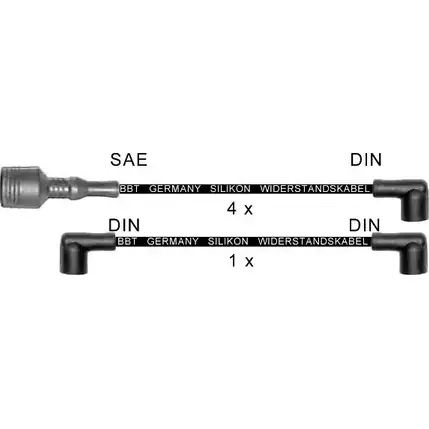 Высоковольтные провода зажигания BBT M5F14QK F CZT0U ZK712 1713894