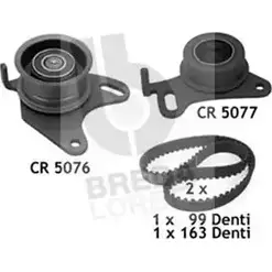 Комплект ремня ГРМ BREDA LORETT 1714362 KCD 0164 KCD0164 YCN82Y