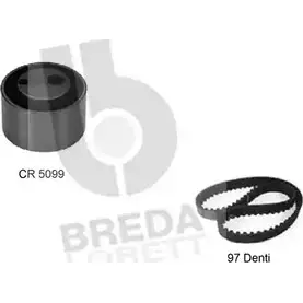 Комплект ремня ГРМ BREDA LORETT DC40P KCD0210 1714407 KCD 0210