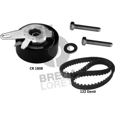 Комплект ремня ГРМ BREDA LORETT KCD0677 X9QGN KCD 0677 1714696