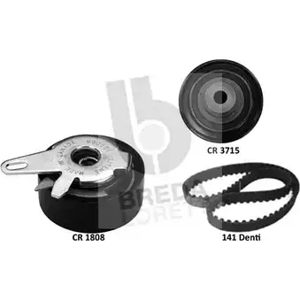 Комплект ремня ГРМ BREDA LORETT KCD 0734 KCD0734 8CWGZ 1714735
