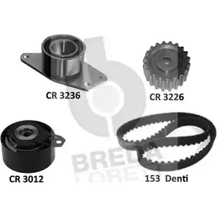 Комплект ремня ГРМ BREDA LORETT 1714785 KCD 0789 KCD0789 PFBZQ2 изображение 0